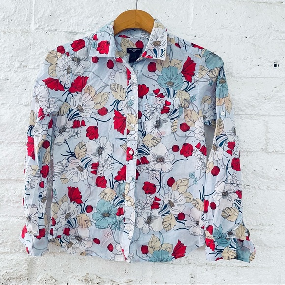 Ann Taylor Tops - Ann Taylor blouse floral size xxs petite
